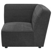 Sunny Upholstered Corner Chair Dark Charcoal - 552082