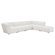 Sunny Upholstered Corner Chair Ivory Sherpa - 551622