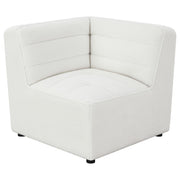 Sunny Upholstered Corner Chair Ivory Sherpa - 551622