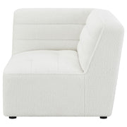 Sunny Upholstered Corner Chair Ivory Sherpa - 551622