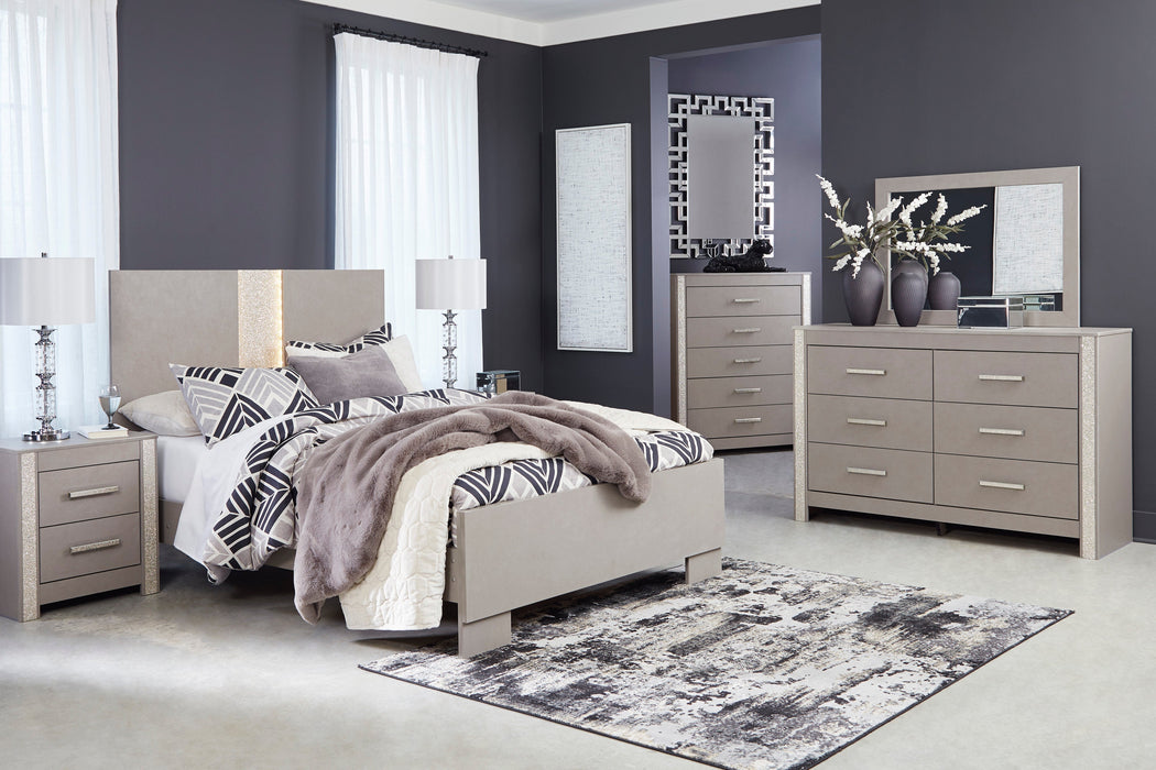 Surancha Gray Panel Bedroom Set - Gate FurnitureBedroom Set