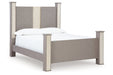 Surancha Gray Poster Bedroom Set - Gate FurnitureBedroom Set