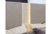 Surancha Gray Queen Panel Bed - Gate FurnitureQueen Bed