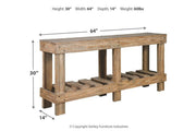 Susandeer Brown Sofa/Console Table - Lara FurnitureSofa Table