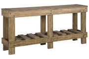 Susandeer Brown Sofa/Console Table - Lara FurnitureSofa Table