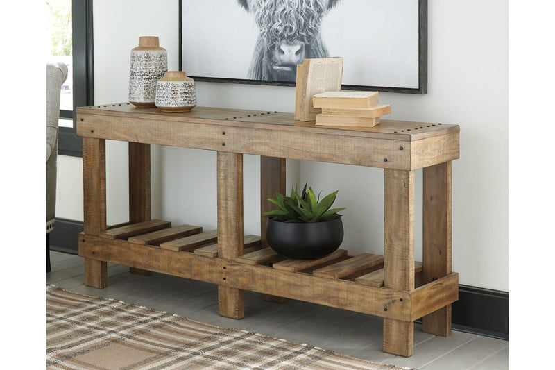 Susandeer Brown Sofa/Console Table - Lara FurnitureSofa Table