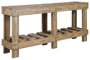 Susandeer Brown Sofa/Console Table - Lara FurnitureSofa Table