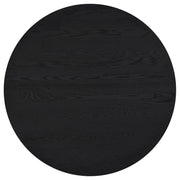 Sweeney 2-piece Round Wood Occasional Nesting Table Set Black - 722820