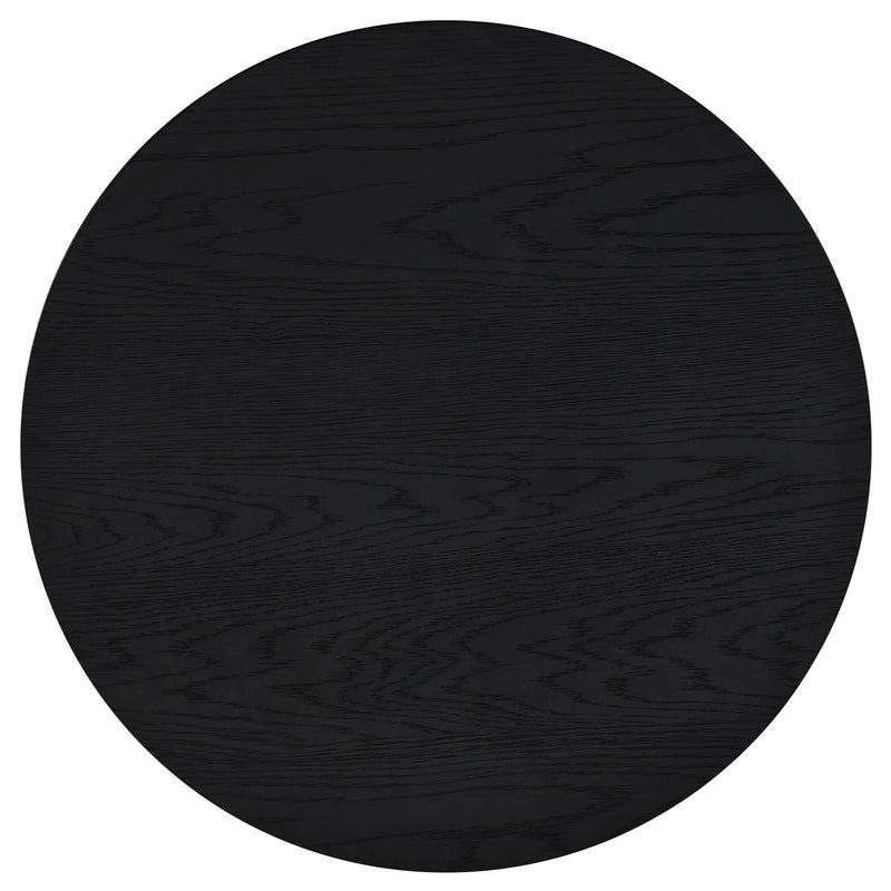 Sweeney 39-inch Round Wood Occasional Cocktail Coffee Table Black - 722828