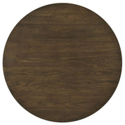 Sweeney 39-inch Round Wood Occasional Cocktail Coffee Table Dark Walnut - 722838