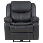 Sycamore Upholstered Power Recliner Chair Dark Grey - 610233P