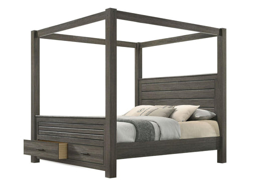 Sydney - King Canopy Storage Bed - B381-K Bed