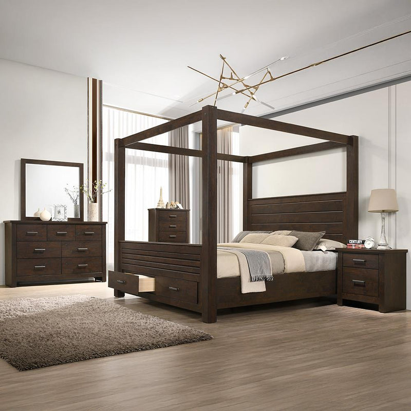 Sydney - Queen Bed, Dresser, Mirror, Nightstand - B380-QDMN