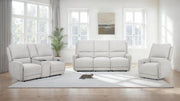 Sylmar 3-piece Chenille Power Reclining Sofa Set Dove Grey - 610521P-S3