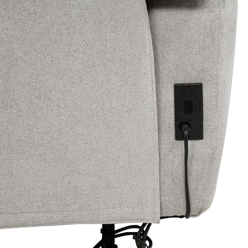 Sylmar 3-piece Chenille Power Reclining Sofa Set Dove Grey - 610521P-S3