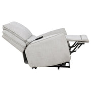 Sylmar Chenille Upholstered Dual Power Lift Recliner Dove Grey - 610524PP