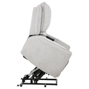 Sylmar Chenille Upholstered Dual Power Lift Recliner Dove Grey - 610524PP