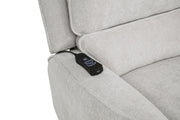 Sylmar Chenille Upholstered Dual Power Lift Recliner Dove Grey - 610524PP