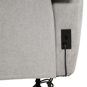 Sylmar Chenille Upholstered Power Reclining Sofa Dove Grey - 610521P