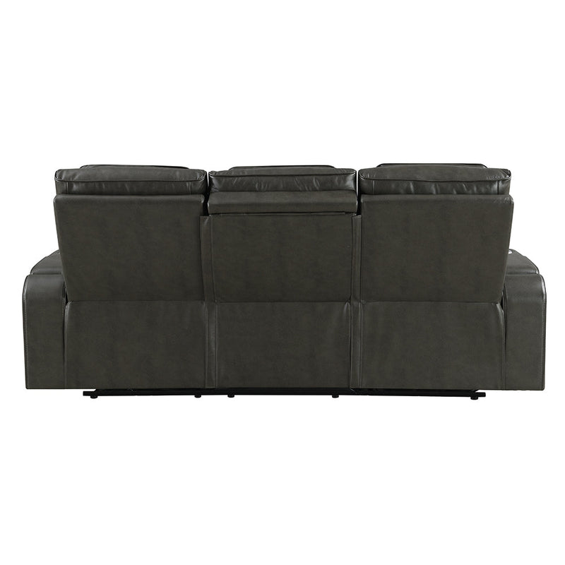 Taddeo Power Motion Sofa w/Power Headrest, USB, Wireless Charger, LED & Reading Light - LV06230