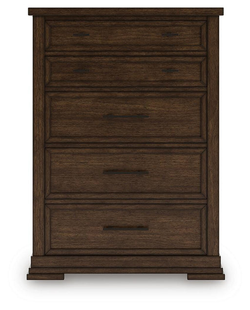 Taffenbrook Medium Brown Chest of Drawers - B849-46