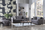 Tahoe 3 Seat Sleeper (Melson Dark Gray) 2 Pieces - Lara FurnitureSleeper Sofa
