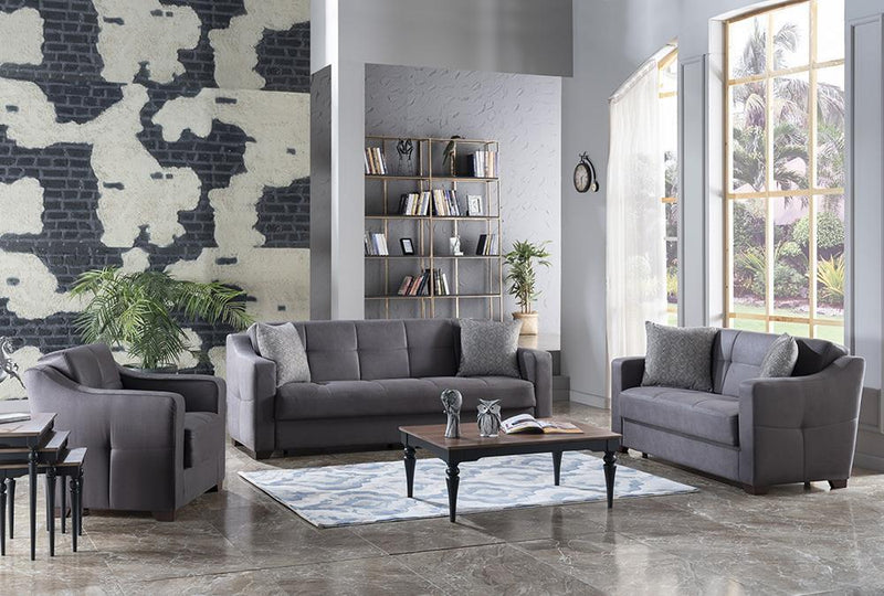 Tahoe Armchair (Melson Dark Gray) - Lara FurnitureLiving Room Chair