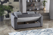 Tahoe Love Seat (Melson Dark Gray) 2 Pieces - Lara FurnitureLoveseat