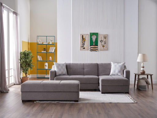 Tahoe Sectional (Verderio Dark Gray) - Gate FurnitureSleeper Sectional