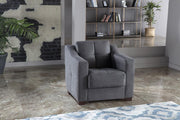 Tahoe Sleeper (Melson Dark Gray) Living Room Set - Lara FurnitureLiving Room Set