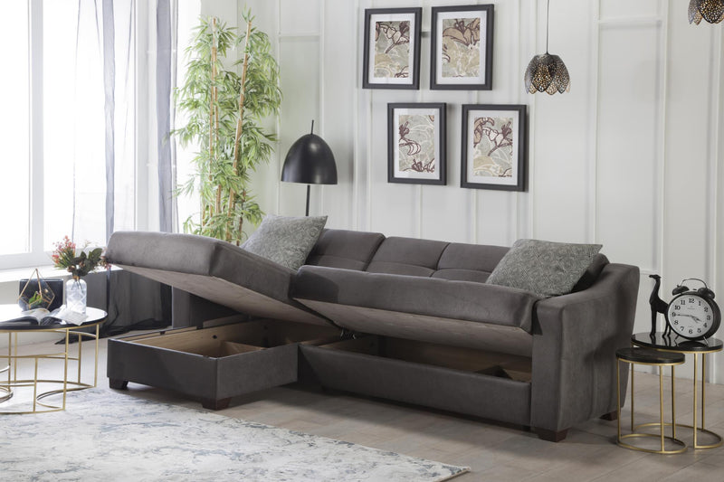 Tahoe Storage Ottoman (Carrie Sw Gray 515) 1 Piece - Lara FurnitureOttoman