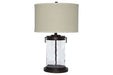 Tailynn Clear/Bronze Finish Table Lamp - Gate FurnitureTable Lamp