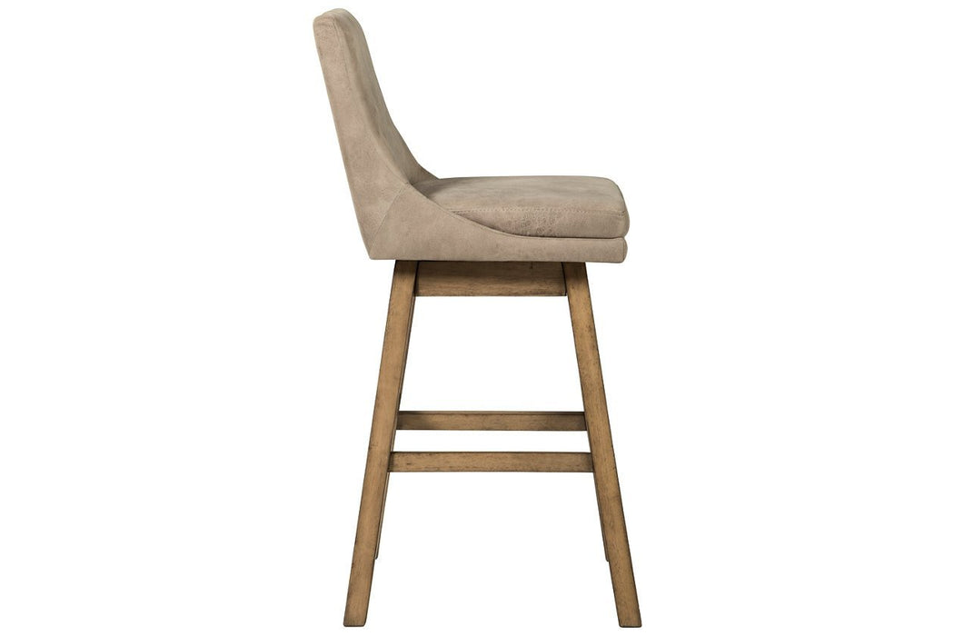 Tallenger Beige Bar Height Bar Stool (Set of 2) - Gate FurnitureBarstool