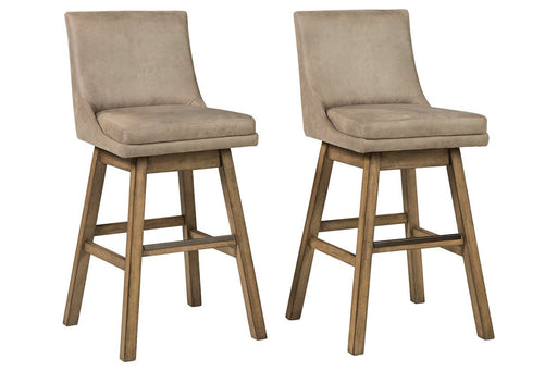 Tallenger Beige Bar Height Bar Stool (Set of 2) - Gate FurnitureBarstool