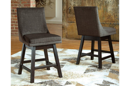 Tallenger Dark Gray Counter Height Bar Stool (Set of 2) - Gate FurnitureBarstool