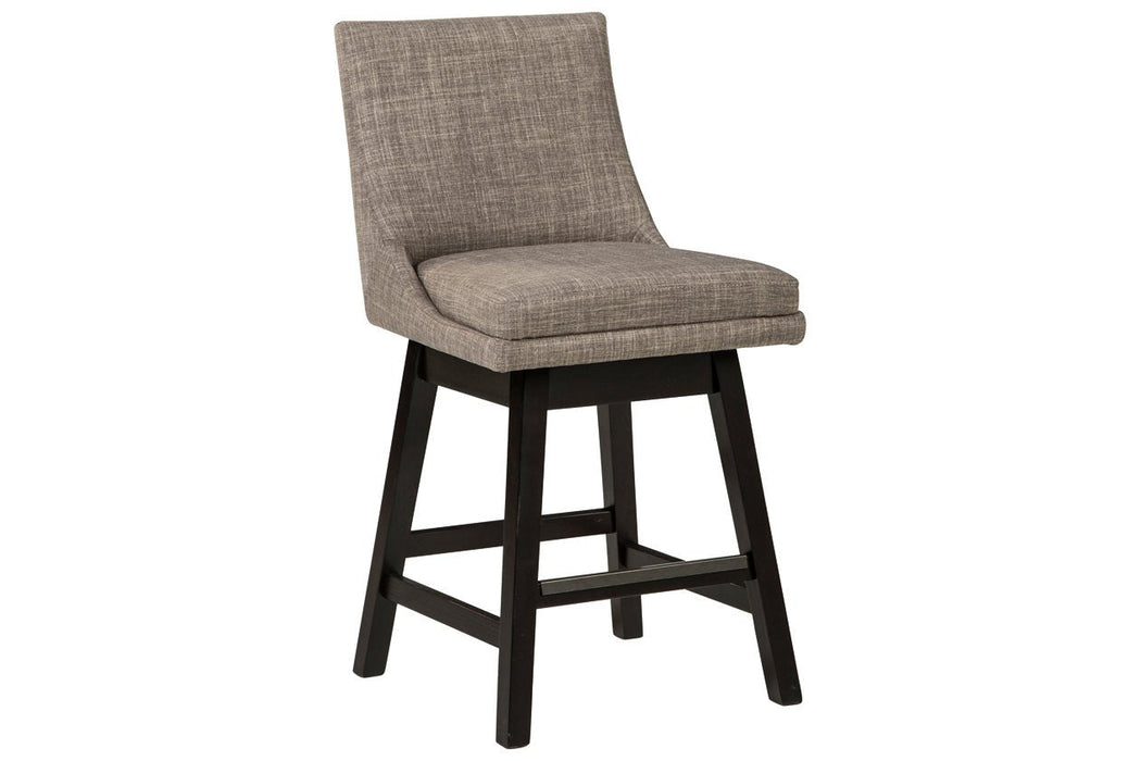 Tallenger Light Gray Counter Height Bar Stool (Set of 2) - Gate FurnitureBarstool