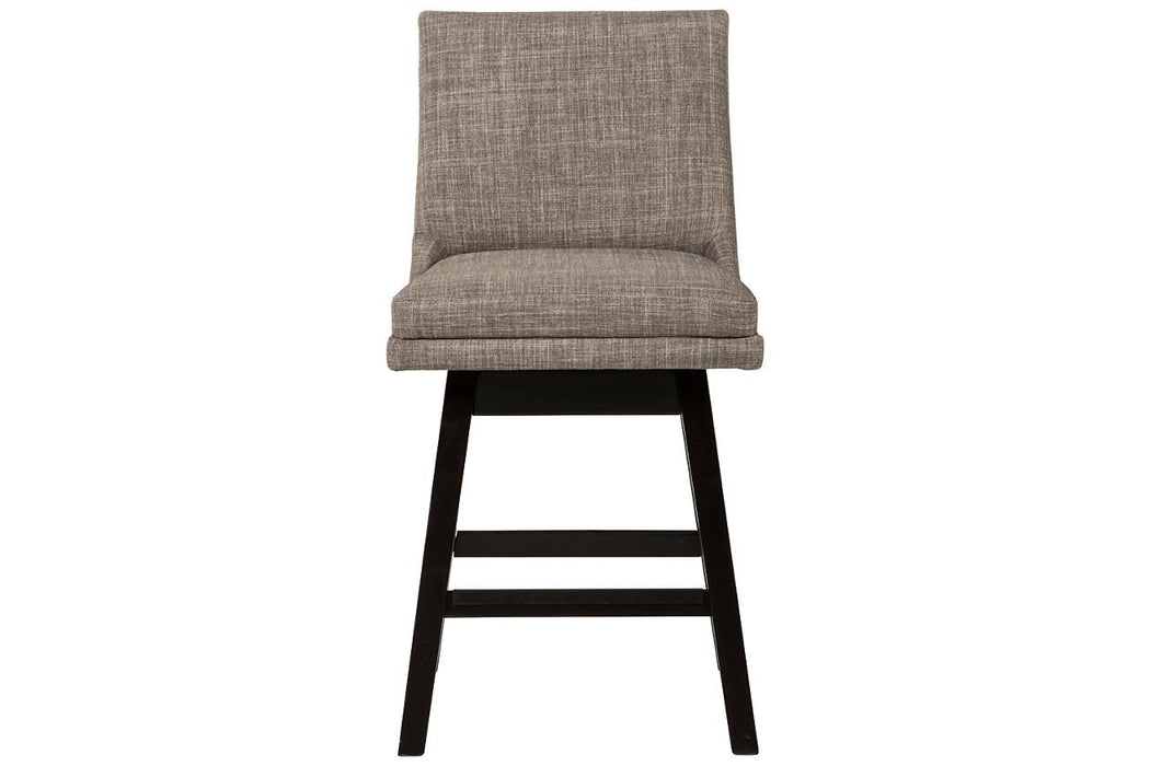 Tallenger Light Gray Counter Height Bar Stool (Set of 2) - Gate FurnitureBarstool