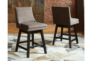 Tallenger Light Gray Counter Height Bar Stool (Set of 2) - Gate FurnitureBarstool