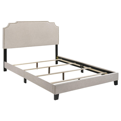 Tamarac Upholstered Queen Panel Bed Beige - 310061Q