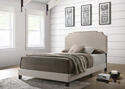 Tamarac Upholstered Queen Panel Bed Beige - 310061Q