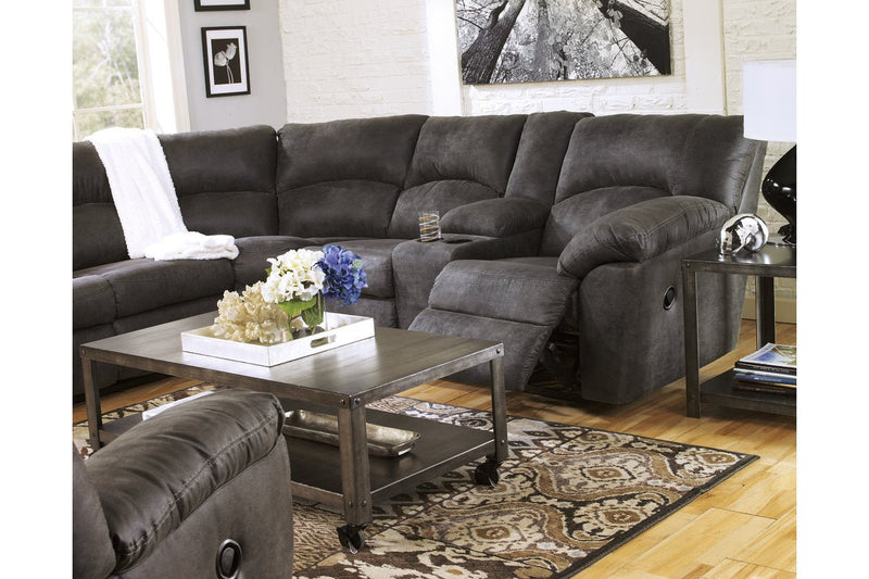 Tambo Pewter 2 - Piece Reclining Sectional - Lara FurnitureReclining Sectional