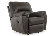 Tambo Pewter 2 - Piece Sectional with Recliner - Lara FurnitureReclining Sectional