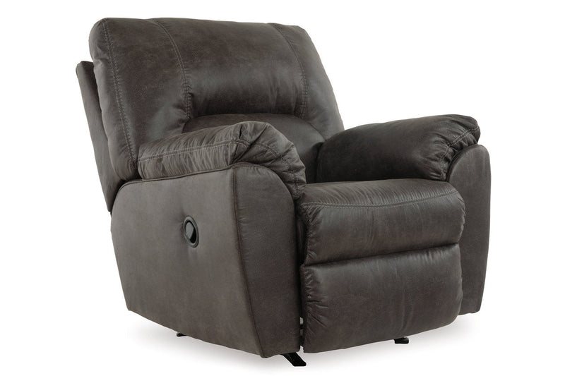Tambo Pewter 2 - Piece Sectional with Recliner - Lara FurnitureReclining Sectional