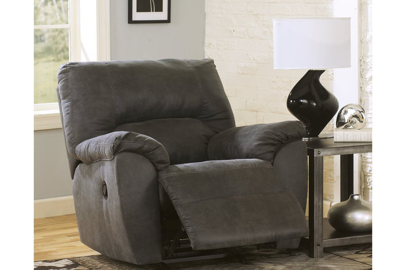 Tambo Pewter Recliner - Lara FurnitureRecliner