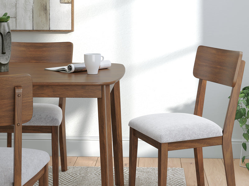 Tameride Brown Dining Table and 4 Chairs (Set of 5) - PCD609-225