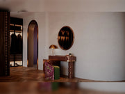 Tamzara Bedroom (Queen Frame With Headboard & Dresser With Mirror & Ottoman & 2 Nightstand) - 200-GAB-TAM-QB-SET