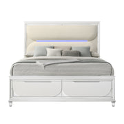 Tarian Queen Bed W/LED & Storage - BD02317Q