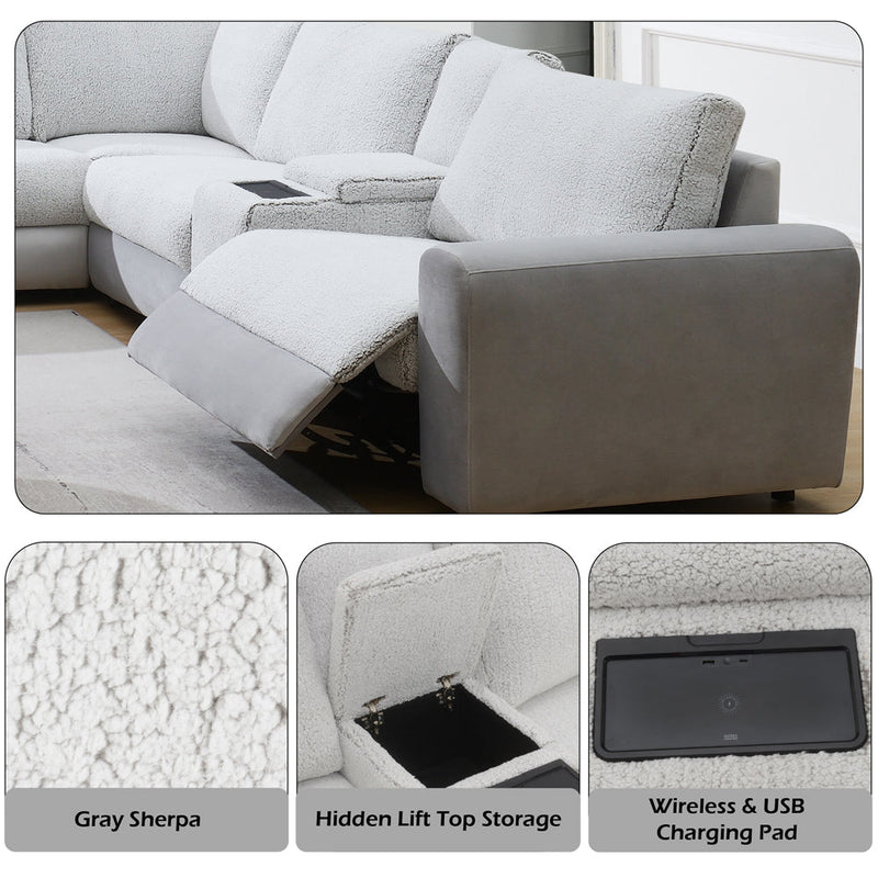 Tarrance Modular Console w/Wireless Charging & USB - LV04891