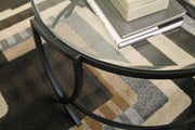 Tarrin Black Table (Set of 3) - Lara FurnitureOccasional Table Set