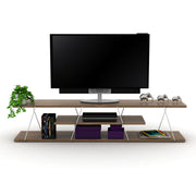Tars Tv Stand in Oak-Yellow - 720-TAR-TV-RF160121